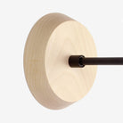 Mounting canopy shown in Maple with a Graphite Patina arm