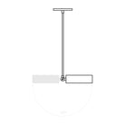 Fjord Spot Pendant for Vaulted Ceiling