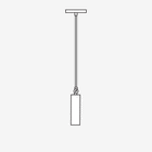 Fjord Spot Pendant for Vaulted Ceiling