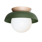 Lexi Sshown in Secret Garden Green with Birch canopy