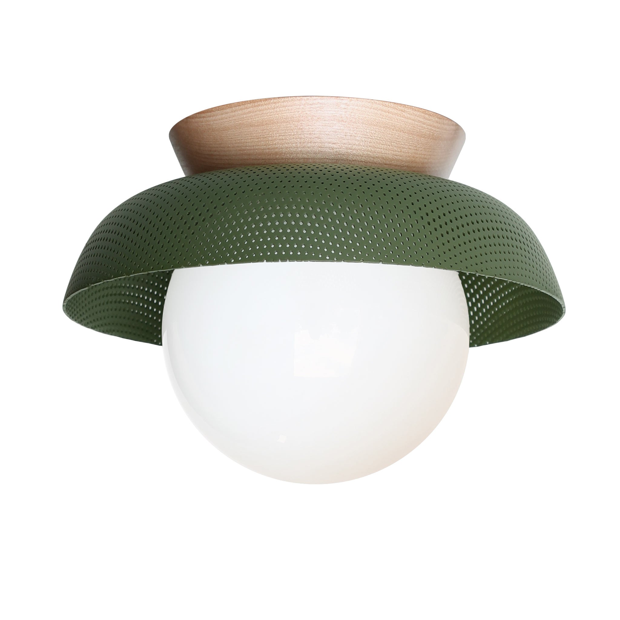 Lexi Sshown in Secret Garden Green with Birch canopy