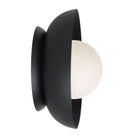 Lexi Large 6” shown with a Solid shade in Matte Black and Matte Black canopy