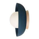 Lexi Large 6” shown with a Solid shade in Ocean Blue and Maple canopy