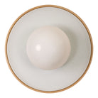 Otti 16" shown in White with Maple wood finish