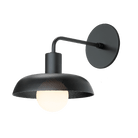 Sally Sconce shown with a Perforated shade in Matte Black and Matte Black fixture finish