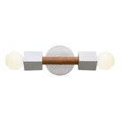 Stanton shown in Walnut with a Sunflower canopy pattern in Brownstone White Ceramic