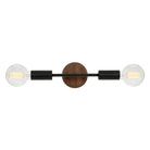 Venus with Wood Canopy shown with G30 6W LED Filament light bulbs