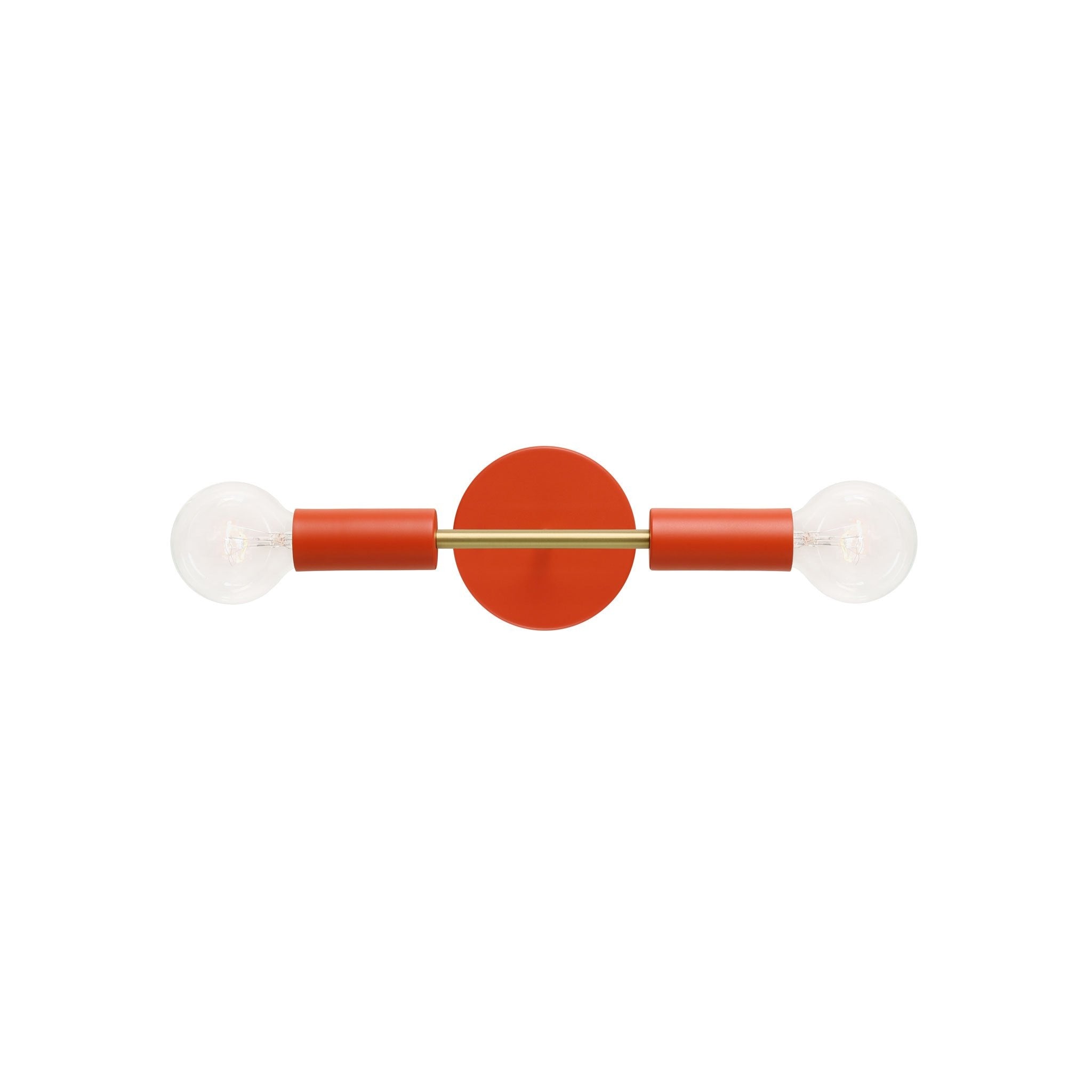Venus Mini shown in Persimmon with Brass