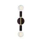 Venus Mini shown in Matte Black with Brass
