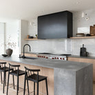Wildwood Double Articulated shown in White with Graphite Patina Accents. Interior Design by Sophie Burke Design. Photo by Ema Peters