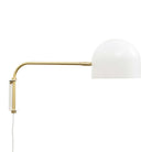 Amélie Swing 8" shown in White with Brass