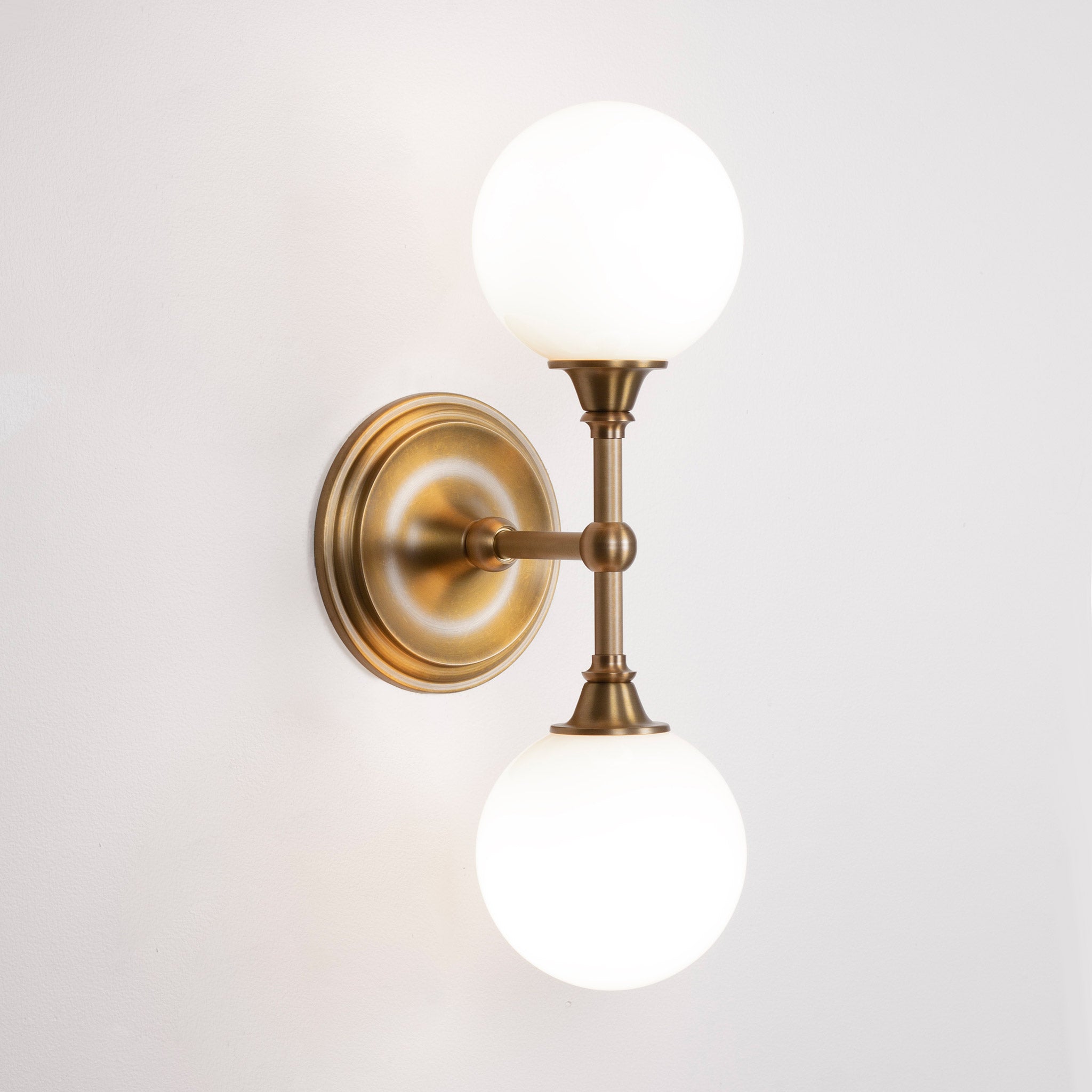 Bijou Double  shown in Heirloom Brass