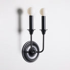 Bijou Double Candle shown in Graphite Patina