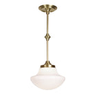 Bijou Pendant 10" Tulip shown in Brass 