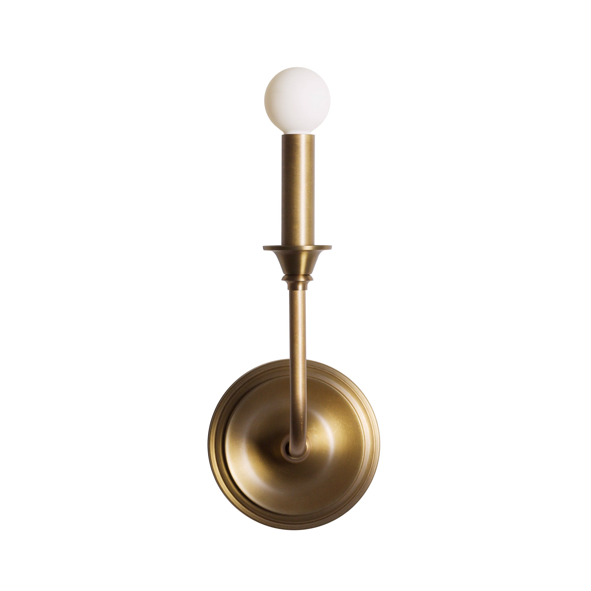 Bijou Candle shown in Heirloom Brass