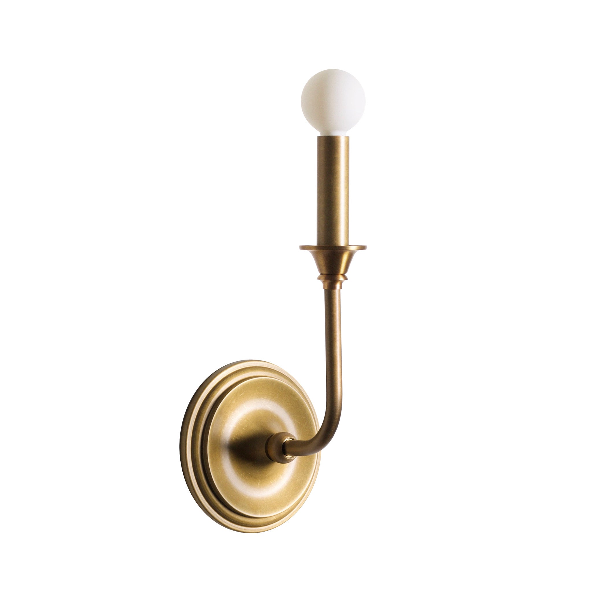 Bijou Candle shown in Heirloom Brass