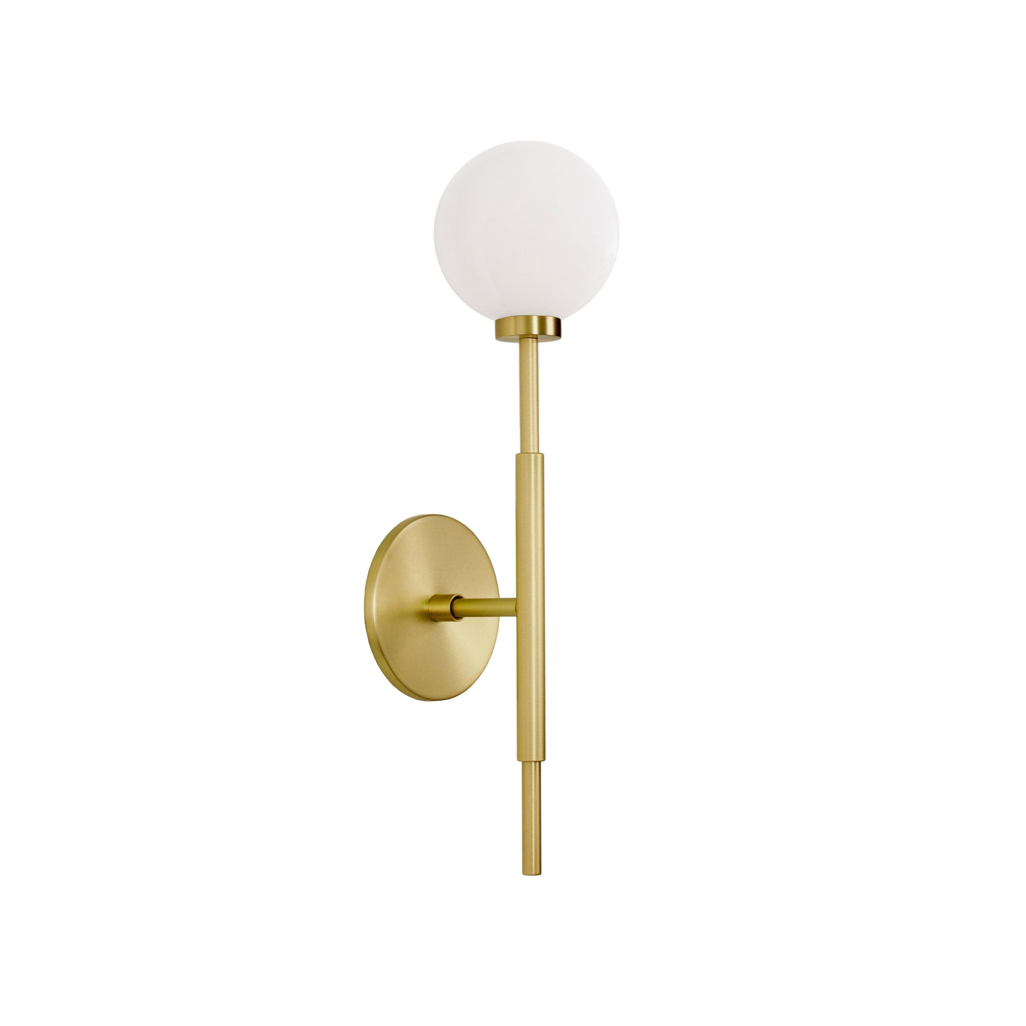 Heron Single shown in Brass