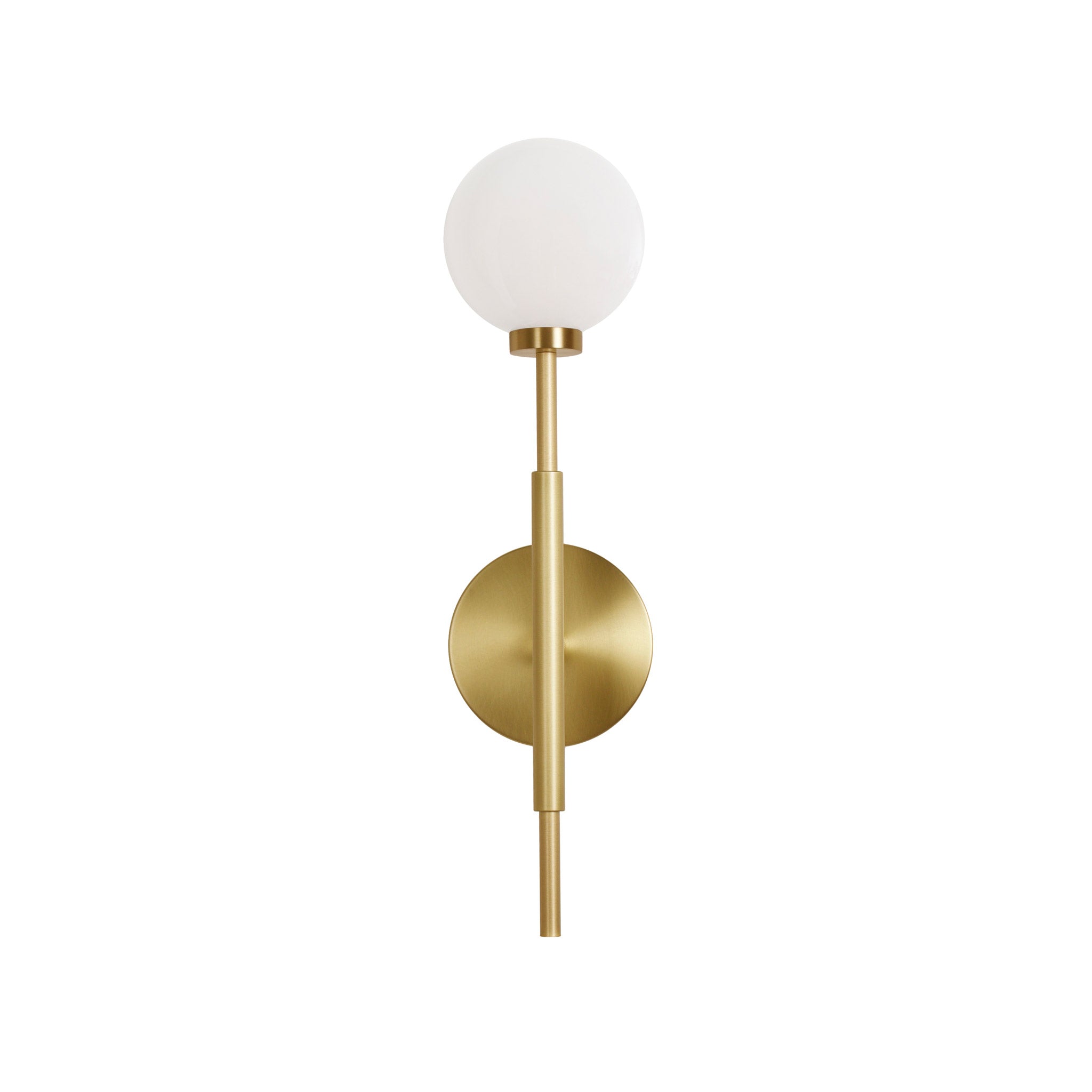 Heron Single shown in Brass