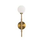 Heron Single shown in Heirloom Brass