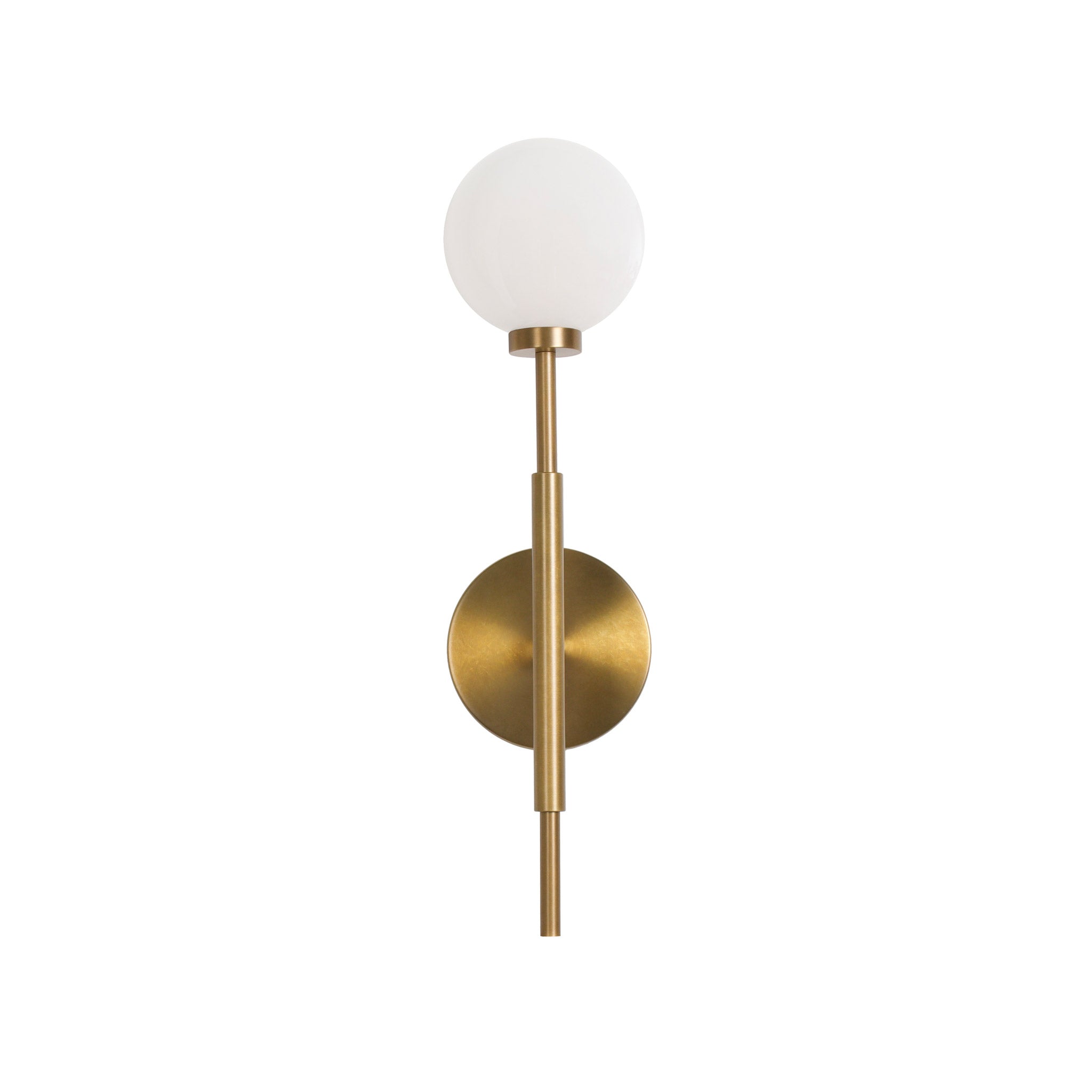 Heron Single shown in Heirloom Brass