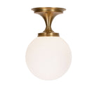 Sorbonne Surface 10" Globe shown in Heirloom Brass