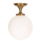 Sorbonne Surface 12" Globe shown in Heirloom Brass