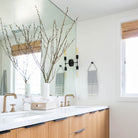 Vista 2 shown in Matte Black  with Black Stained wood. Interior Design by Allison Merritt Design. Photo by Ryan Garvin