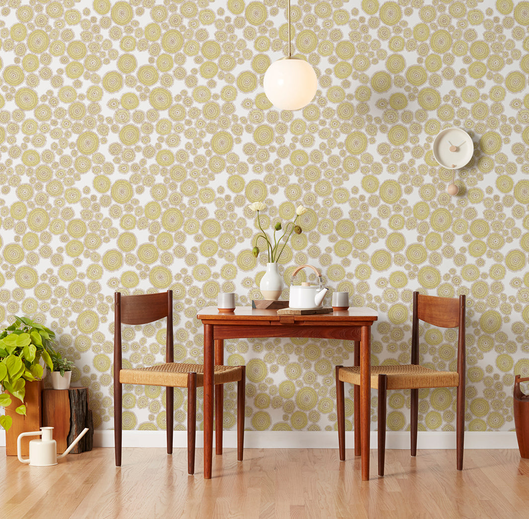 Alto Rod 10" Opal shown in Brass. Interior Design by Makelike Design