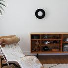 Lexi Large 6” shown with a Solid shade in Matte Black and Maple canopy