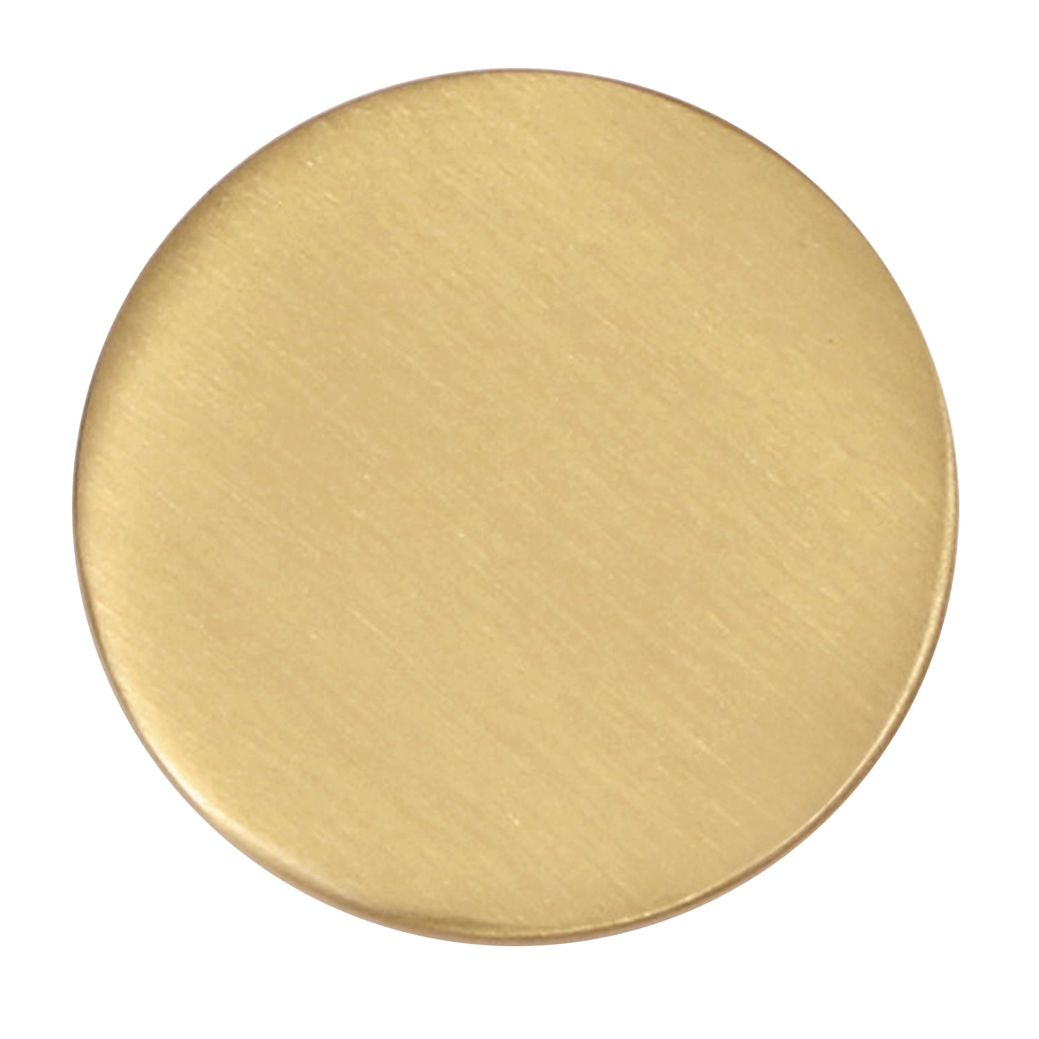Finish sample for hardware shown in Brass