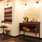 Tilt Sconce with a 6" arm shown in Brass