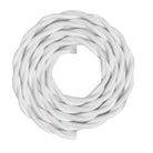 Twisted Cloth Cord shown in White